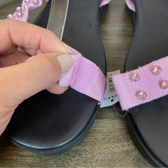 TORRID Velcro Strap Studded Sandal Size 9.5 WW Extra Wide Width - Picture 7 of 13